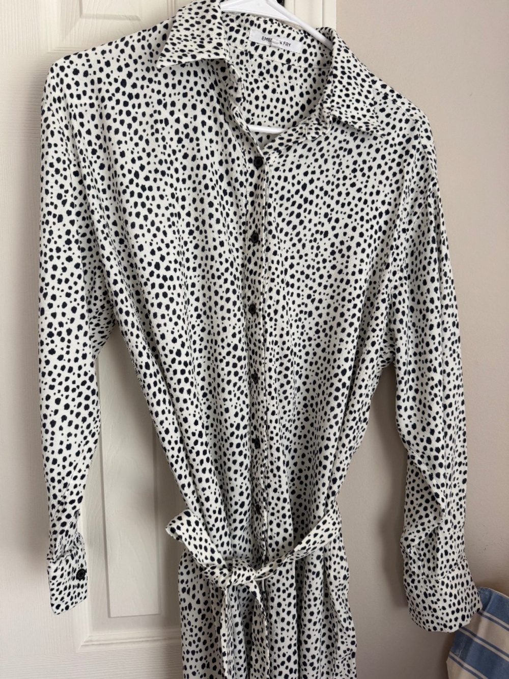 NEW EMERSON FRY LEOPARD SHIRT DRESS